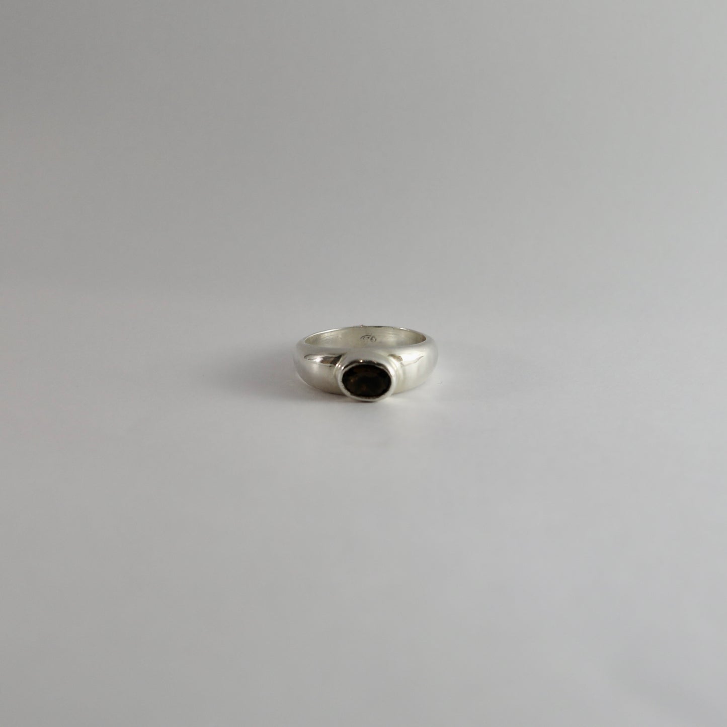 Smokey quartz ring