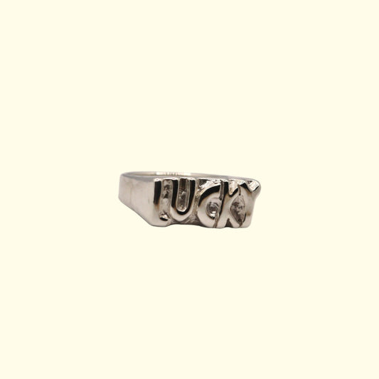 Lucky signet ring