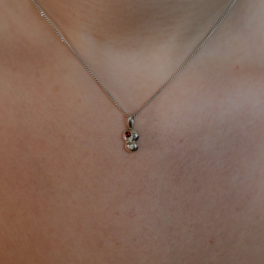 Garnet charm