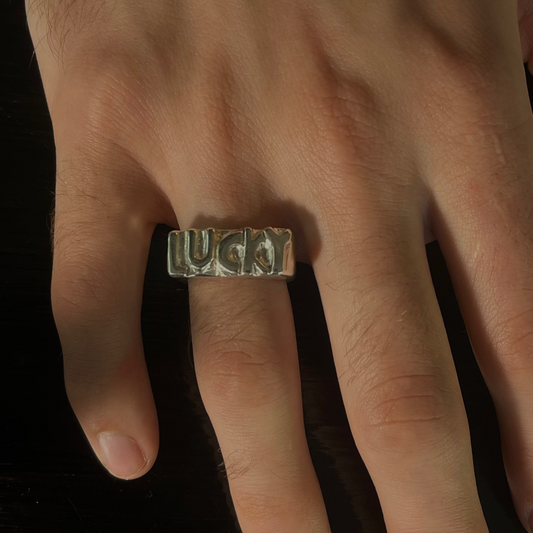 Lucky signet ring