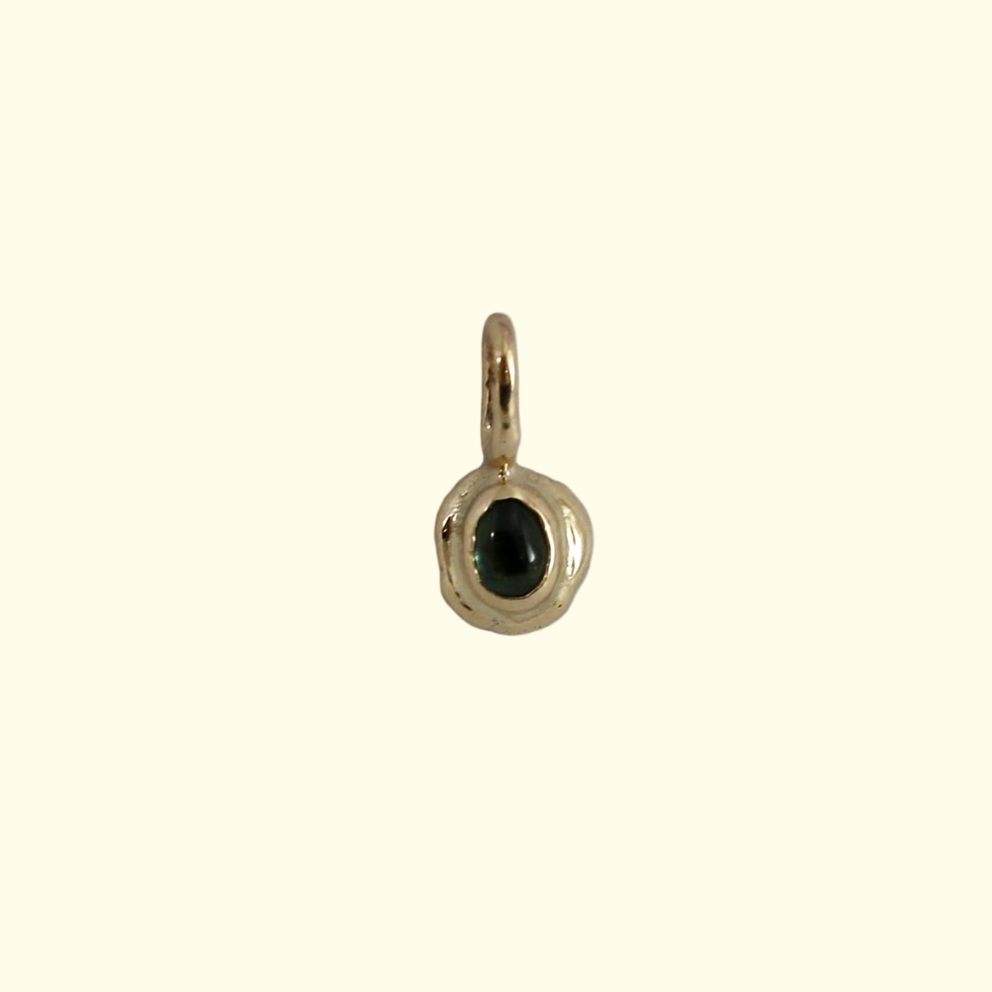 Gold & sapphire charm