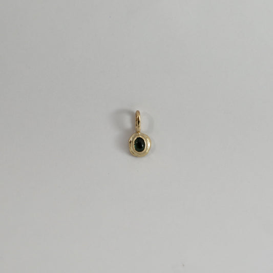 Gold & sapphire charm