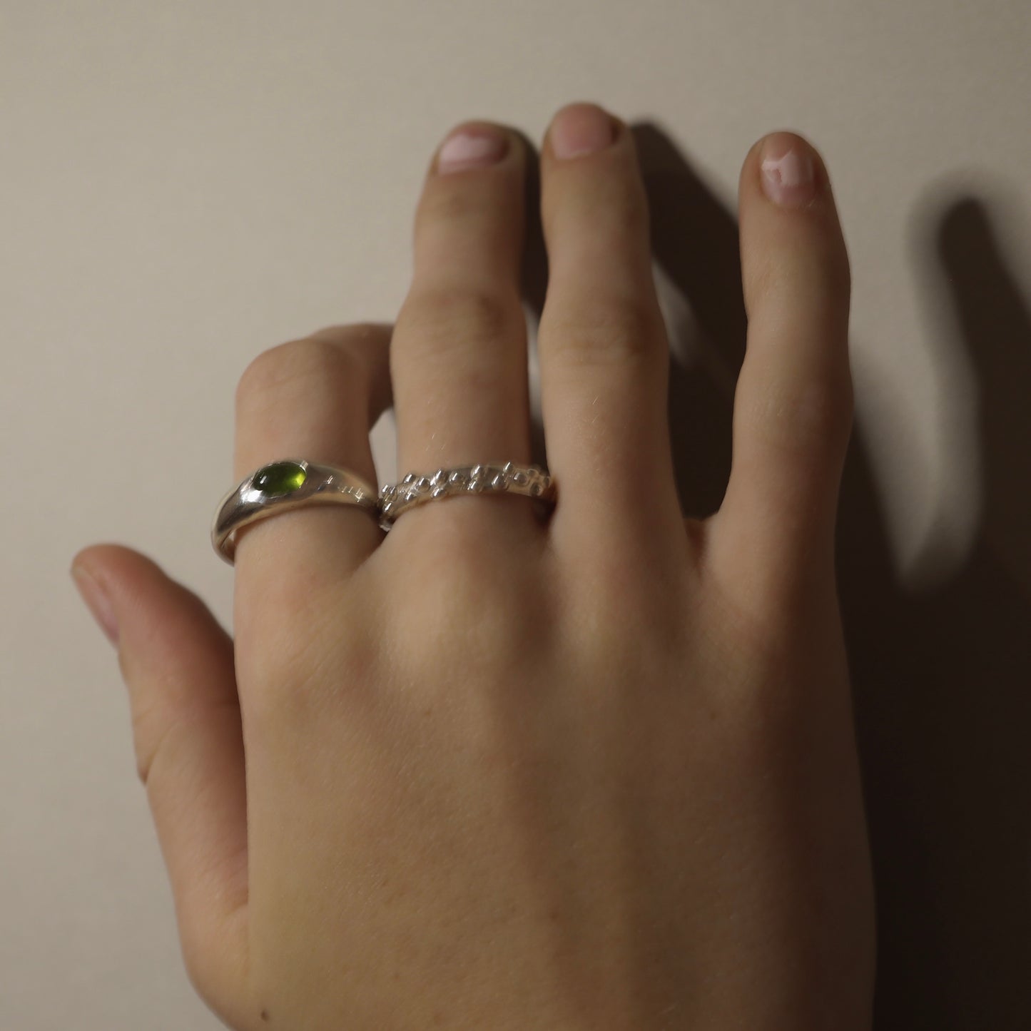 Peridot ring